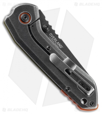 CRKT Schwarz Overland Frame Lock Knife OD Green G10 (2.99" Stonewash) 6280