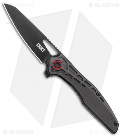 CRKT Schwarz Thero Liner Lock Knife Black GFN (3" Black) 6290