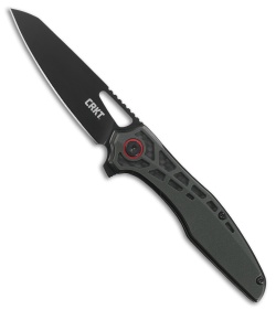 CRKT Schwarz Thero Liner Lock Knife Black GFN (3" Black) 6290