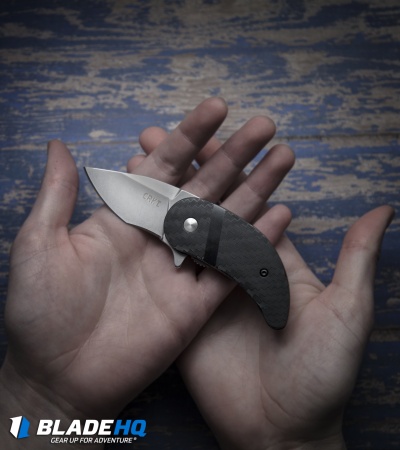 CRKT Snicker Liner Lock Folding Knife Injection Molded GFN (1.8 Stonewash) 6415