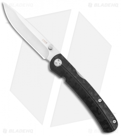 CRKT Steigerwalt Kith Front Lock Knife Black GRN (3" Satin) 6433