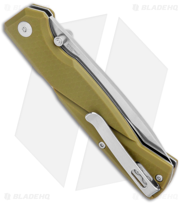CRKT Steigerwalt Kova Front Lock Knife OD Green GFN (3.5" Satin) 6434