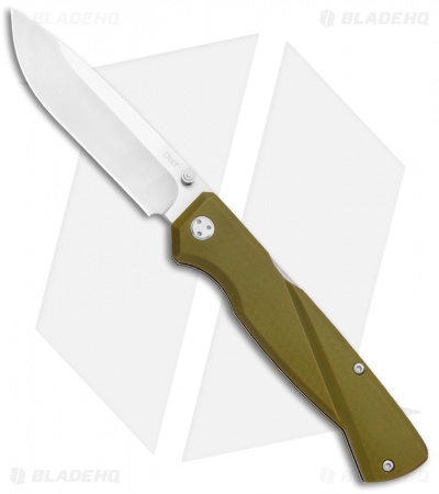 CRKT Steigerwalt Kova Front Lock Knife OD Green GFN (3.5" Satin) 6434