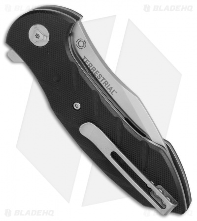 CRKT Ochs Terrestrial Liner Lock Knife Black G-10 (3.3" Satin) 5370
