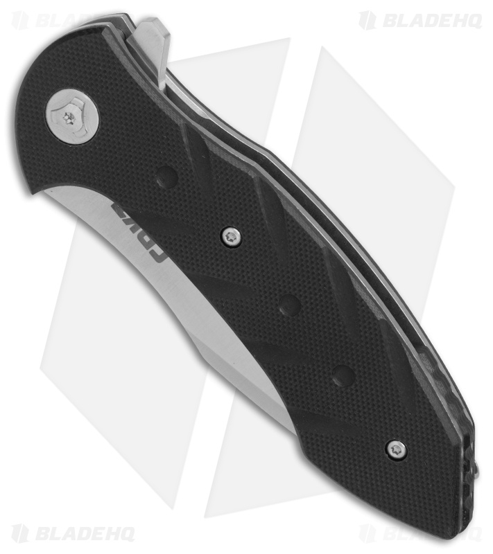 CRKT Ochs Terrestrial Liner Lock Knife Black G-10 (3.3" Satin) 5370