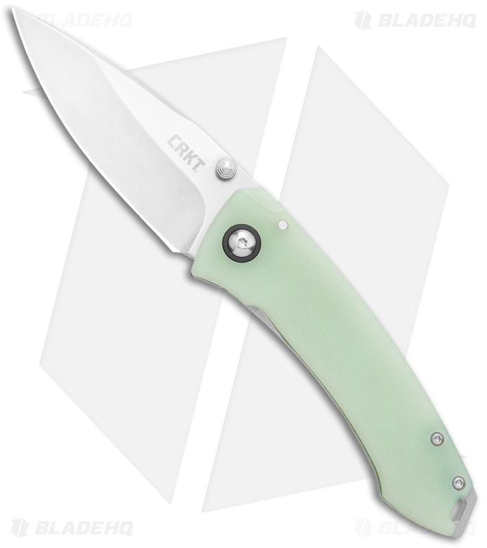 CRKT Tuna Frame Lock Knife Natural G-10 + Stonewash D2