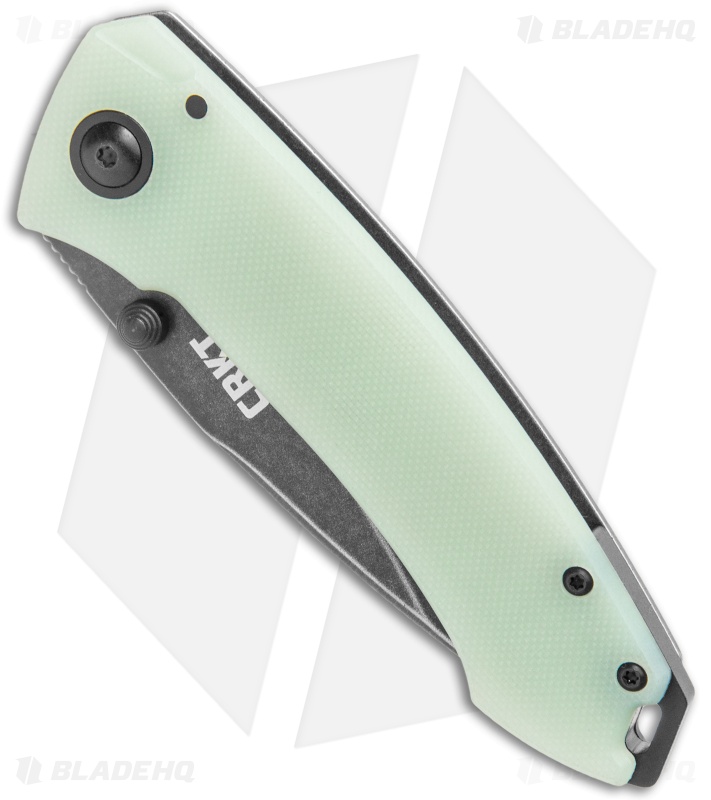 CRKT Tuna Frame Lock Blade HQ Exclusive Knife Natural G-10 (3.25" Smokewash D2)