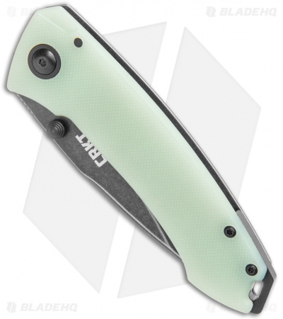 CRKT Tuna Frame Lock Blade HQ Exclusive Knife Natural G-10 (3.25" Smokewash D2)