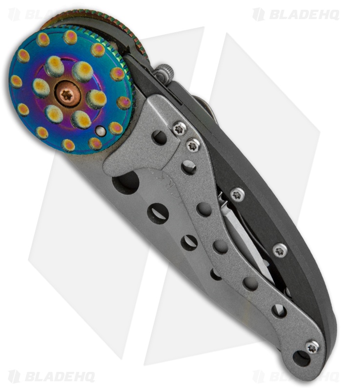 CRKT Van Hoy Snap Fire Folding Knife (2.3" Bead Blast Serr) 5011