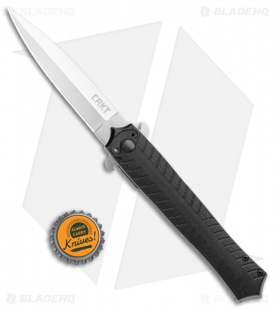 CRKT Xolotl Liner Lock Knife Black G-10 (3.64" Satin) 2265