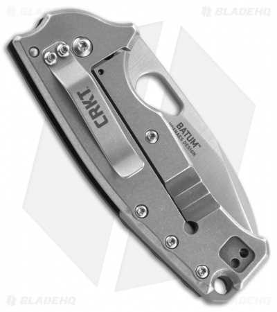 CRKT Vox Batum Compact Frame Lock Knife Black G-10 (2.45" Satin) 5451