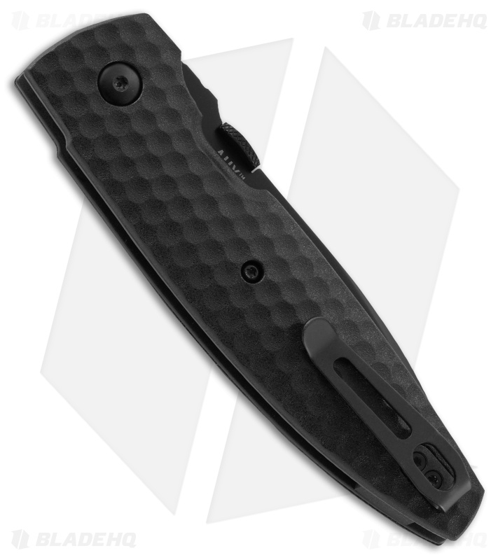 CRKT Lucas Burnley Aux Liner Lock Folding Knife Black (3.25" Black Serr)1221K