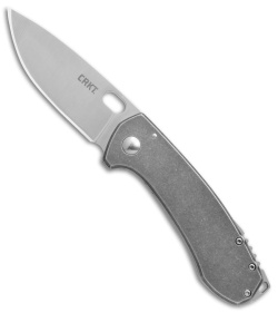 CRKT Vox Amicus Frame Lock Knife SS (3.375" Stonewash) 5445X *Factory Second