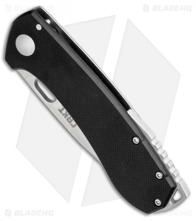 CRKT Vox Amicus Compact Frame Lock Knife Black G-10 (3" Stonewash) 5441