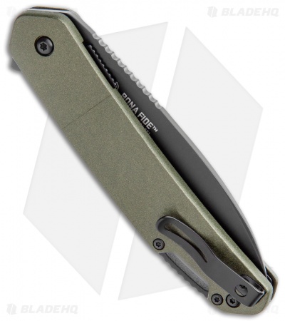 CRKT Onion Bona Fide Field Strip Knife OD Green (3.18" Black) K540GKP
