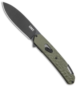 CRKT Onion Bona Fide Field Strip Knife OD Green (3.18" Black) K540GKP