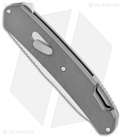 CRKT Onion Bona Fide Liner Lock Knife Gray Aluminum (3.5" Satin) K540GXP