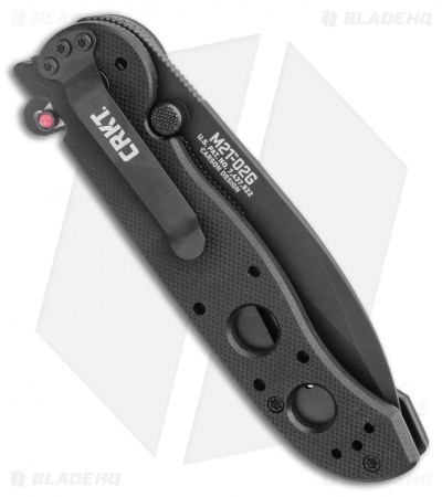 CRKT Carson M21-02G Flipper Knife Black G-10 (3" Black)