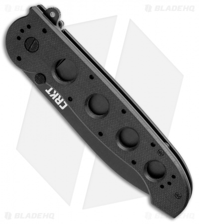 CRKT Carson M21-04G Big Dog Flipper Knife Black G-10 (3.875" Black)