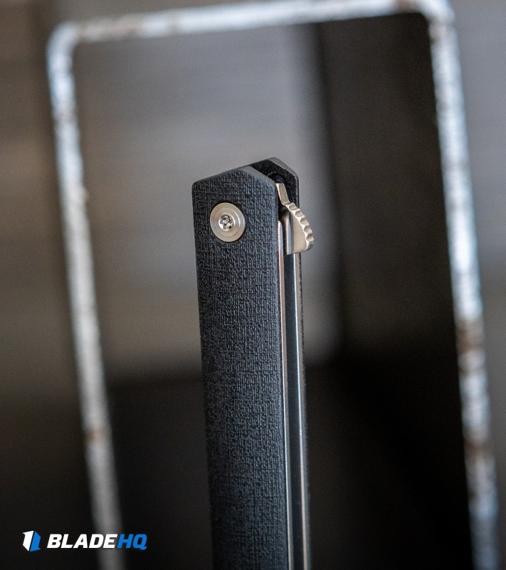 CRKT CEO Flipper Liner Lock Knife Black GRN (3.4" Satin)