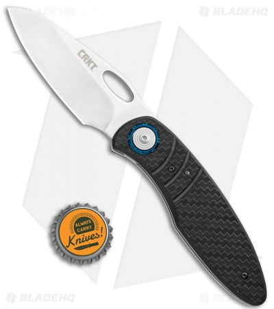 CRKT Trask Deadbolt Lock Knife Black GRN (3.3" Satin) 5375