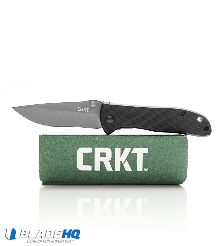 CRKT Drifter Liner Lock Knife Black G-10 (2.875" Gray) 6450K