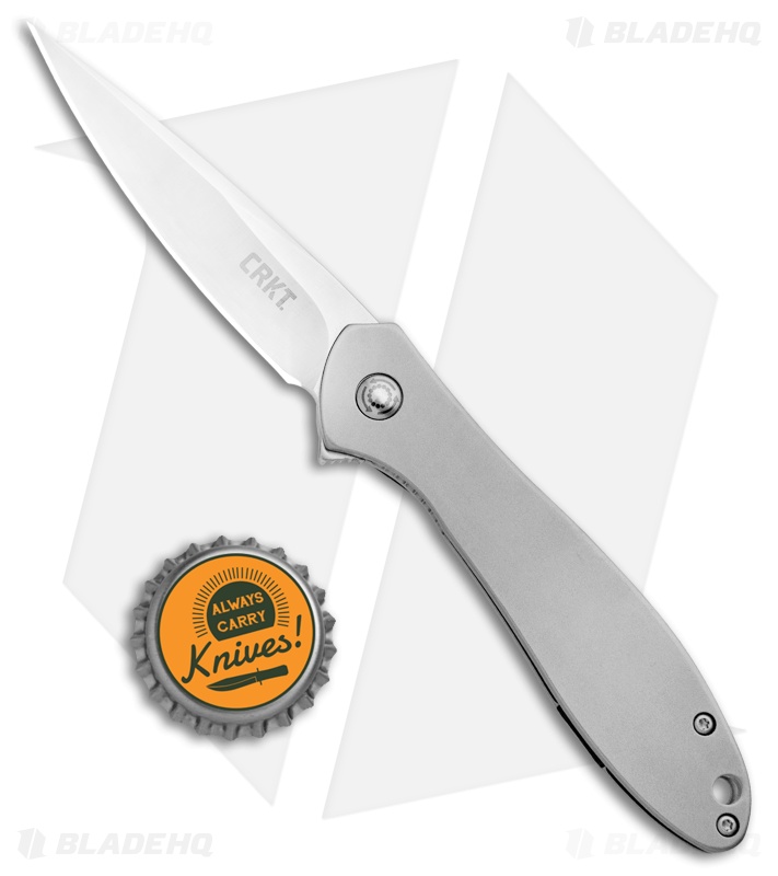 CRKT Ken Onion Large Eros Stainless Steel Frame Lock Knife (2.84