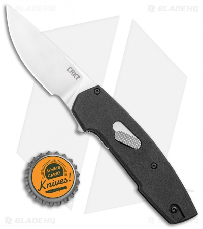 CRKT Cottidae Liner Lock Knife Black Aluminum (2.6" Satin) 6321