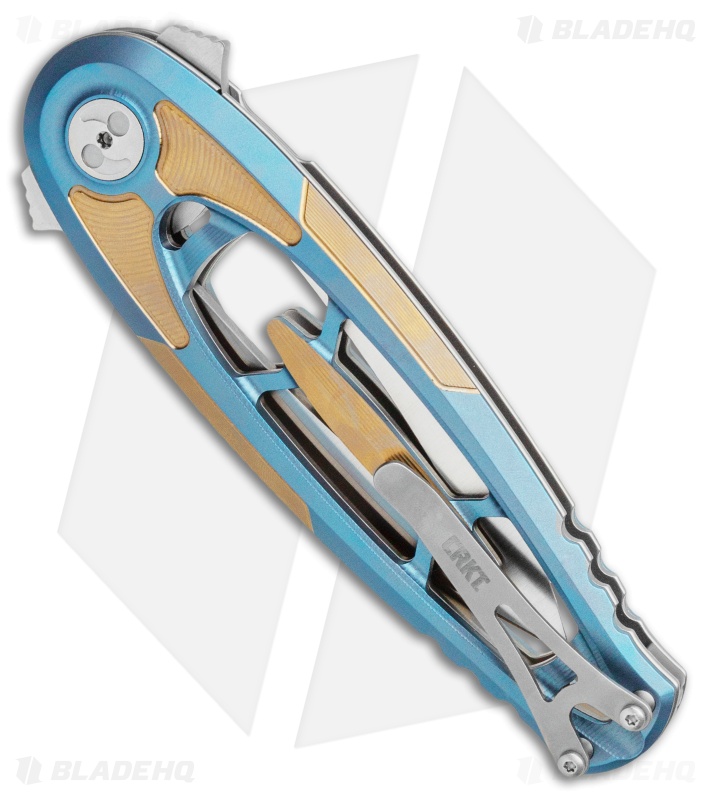 CRKT Hirin Liner Lock Knife Titanium (3.5" Satin M390) 5042
