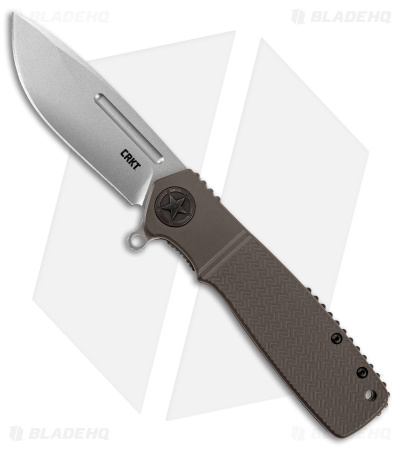 CRKT Homefront Assisted Flipper Knife OD Green - Blade HQ