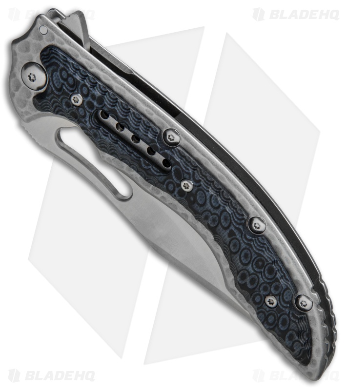 CRKT Ikoma Fossil Frame Lock Knife Black G-10 (3.96