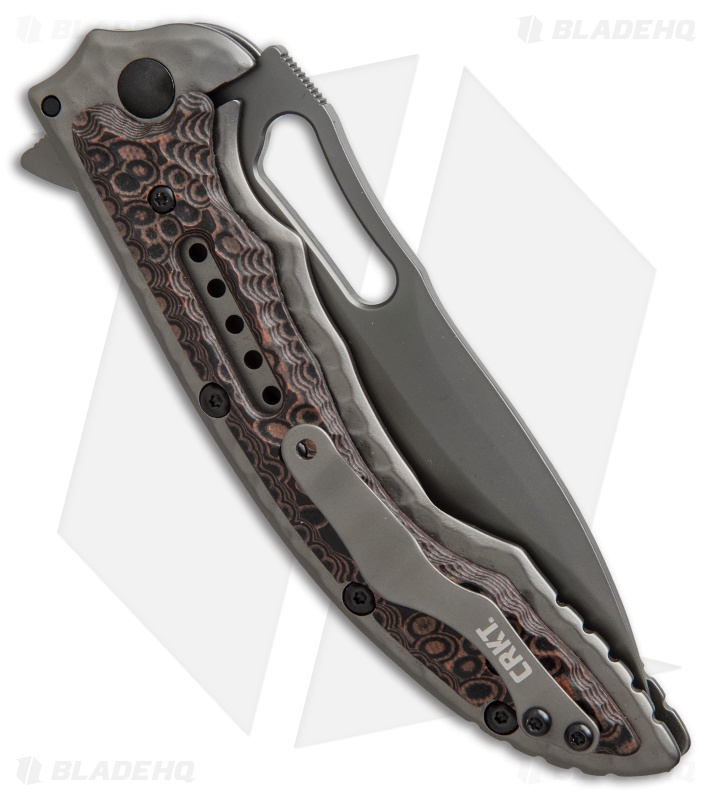 CRKT Ikoma Fossil Frame Lock Knife (3.96
