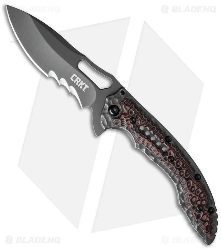 コクリス　オーディア　カルミナ　FRセット CRKT Ikoma Fossil Small Knife (Gray Serr) 5461 - Blade HQ