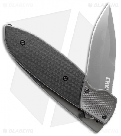 CRKT Russ Kommer Fulcrum 2 Folding Knife GRN (3.18" Gray) 7435