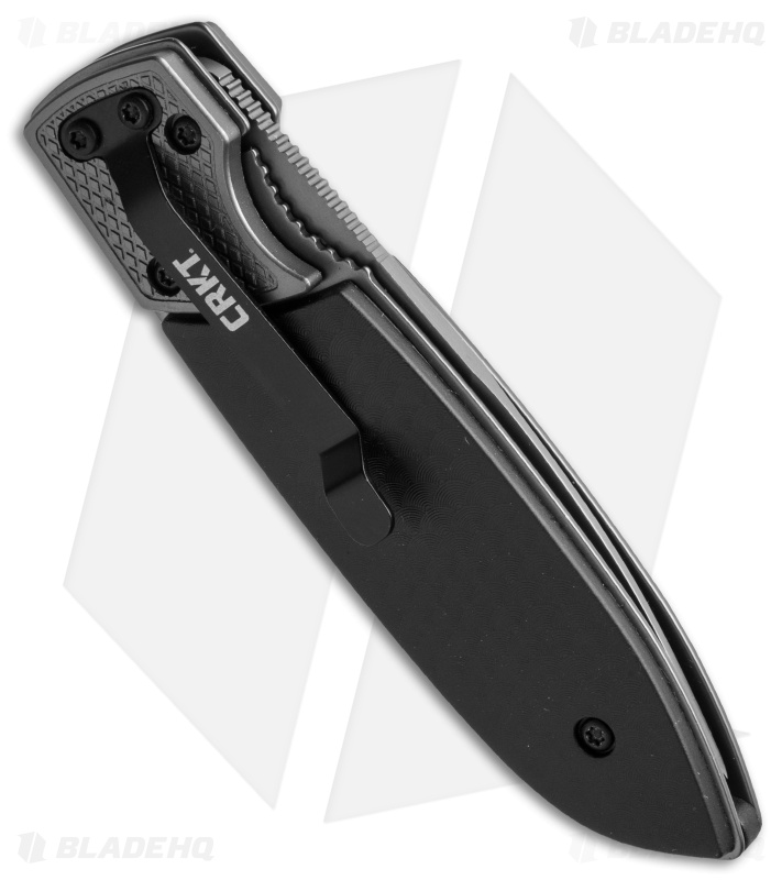 CRKT Russ Kommer Fulcrum 2 Compact Folding Knife GRN (2.75" Gray) 7430