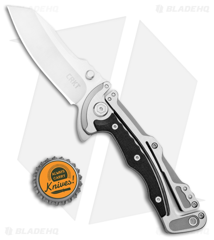 CRKT Graphite Glenn Klecker Liner Lock Knife (3.06