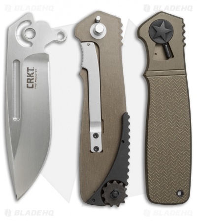 CRKT Homefront Field Strip Knife (3.5" Satin) K270GKP