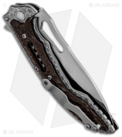 CRKT Ikoma Fossil Small Frame Lock Knife (3.41" Satin) 5460