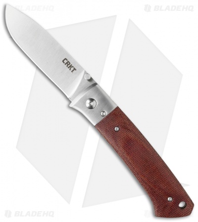 CRKT Jernigan Torreya Liner Lock Pocket Knife (3.5" Satin) 2879