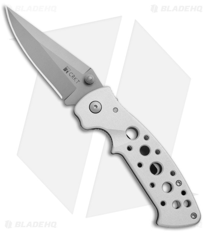 CRKT Crawford Kasper Professional Liner Lock Knife Silver (3