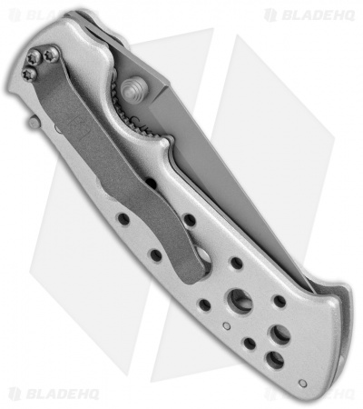 CRKT Crawford Kasper Professional Liner Lock Knife Silver (3" Gray) 7772
