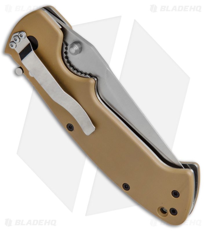 CRKT Crawford Kasper Liner Lock Knife Tan Zytel (3.75