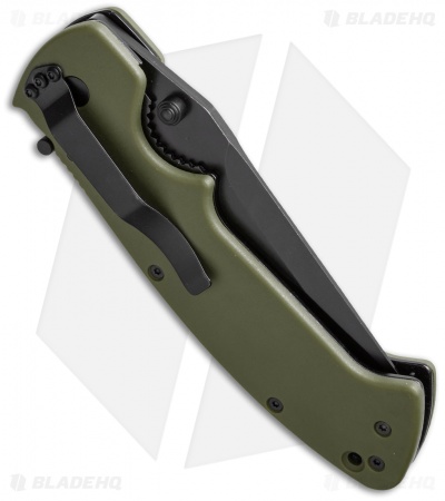 CRKT Crawford Kasper Liner Lock Knife OD Green Zytel (3.75" Black) 6773KOD
