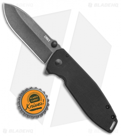 CRKT Burnley Squid XM Assisted Opening Knife Black G-10 (3" Black SW)