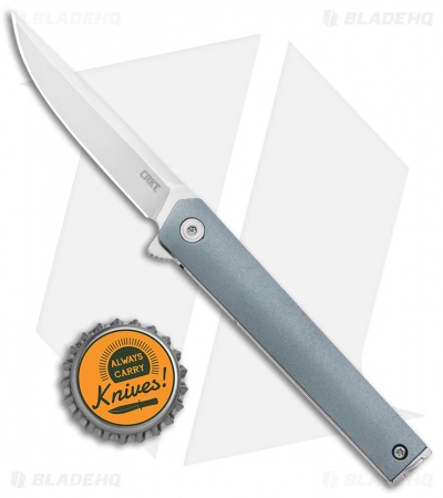 CRKT CEO Compact Liner Lock Knife Gray GRN (2.61" Satin)