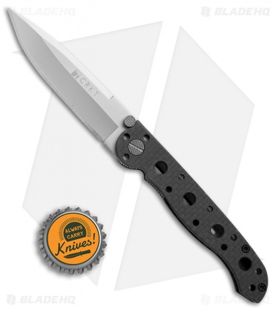 CRKT Carson M16-01F Spear Point Flipper Knife Carbon Fiber (3.1" Satin)