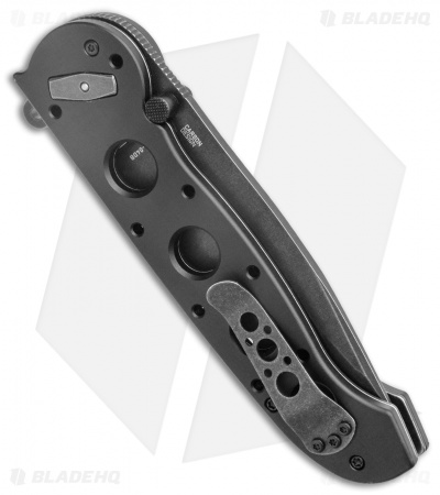 CRKT Carson M16-04DB Tanto Dead Bolt Lock Flipper Knife (3.89" Black SW)