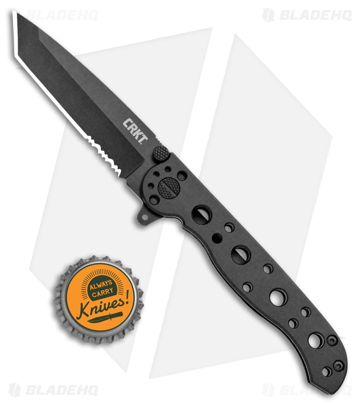 CRKT Carson M16-10KS EDC Tanto Frame Lock Knife (3" Black Serr)