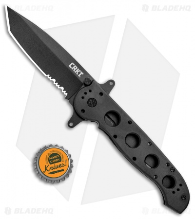 CRKT Carson M16-14SF Special Forces Folding Tanto Knife (3.875" Black Serr)