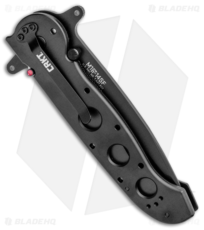 CRKT Carson M16-14SF Special Forces Folding Tanto Knife (3.875" Black Serr)